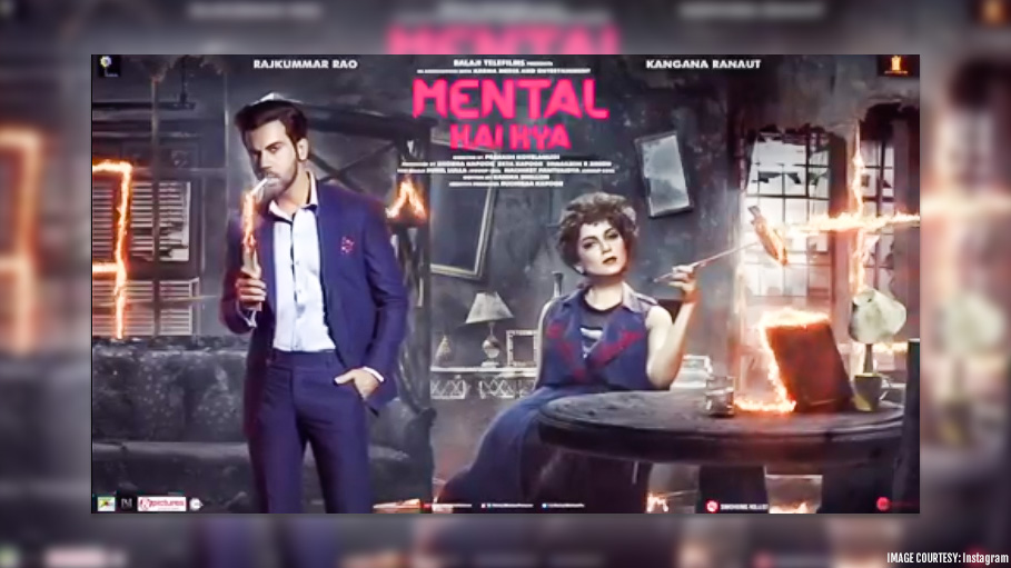 ‘Mental Hai Kya’ Motion Poster Features Fearless Kangana and Flaming Rajkumar Rao Setting Fire