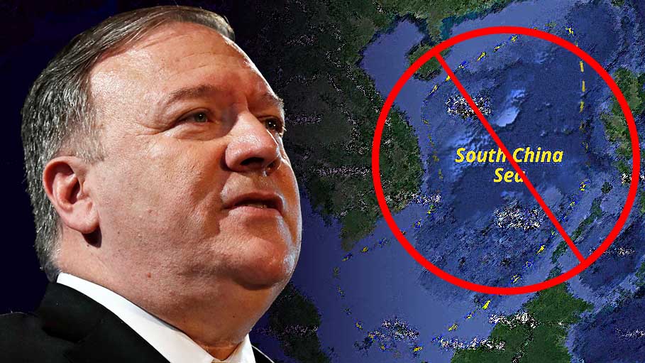 United States Rejects China's Claims in South China Sea
