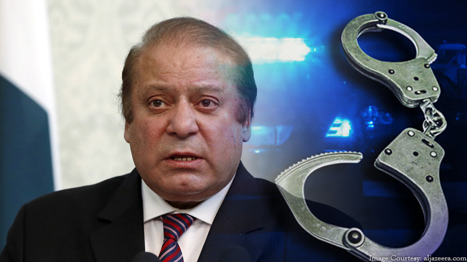 Former Prime Minister of Pakistan Nawaz Sharif Arrested