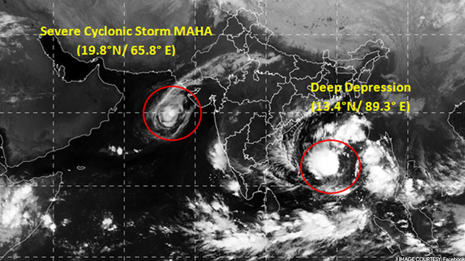 Storm Alert for Gujarat: Severe Cyclone Maha Might Lead to Deep Depression