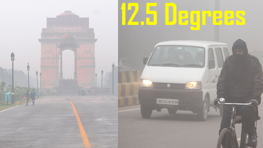 Delhi Records Coldest Day in 26 Years, Mercury at 12.5 Degrees on October 31