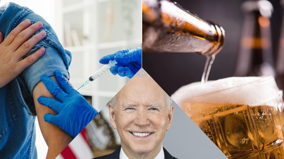 "Get a Shot, Have a Beer": Joe Biden's Message to Boost Covid Vaccination Rate