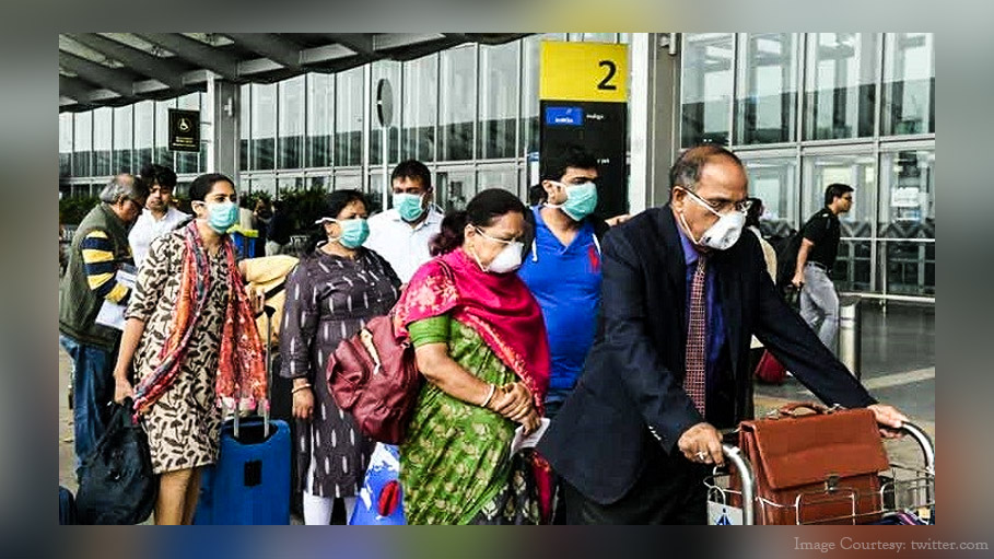 Coronavirus: Bengaluru Airport Starts Home Quarantine Stamping on Hands of Passengers