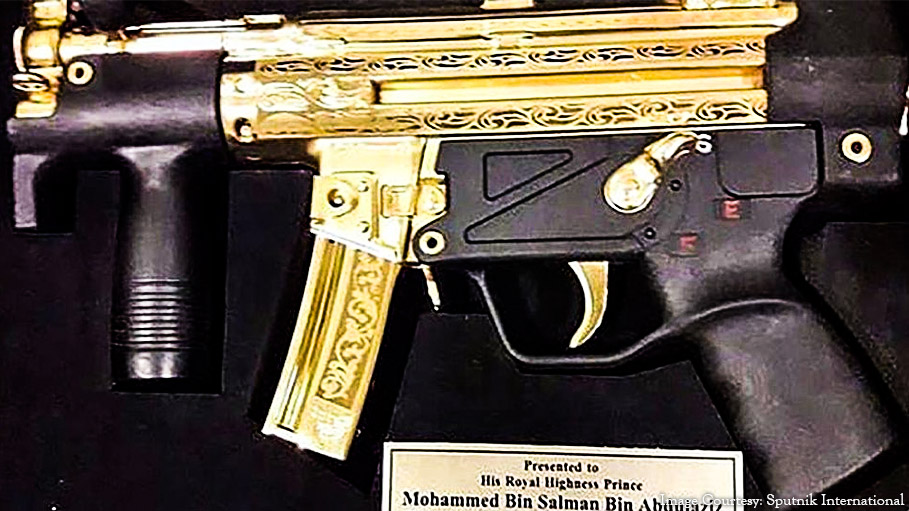Pakistan Presents ‘Gold Plated Gun’ to Saudi Crown Prince