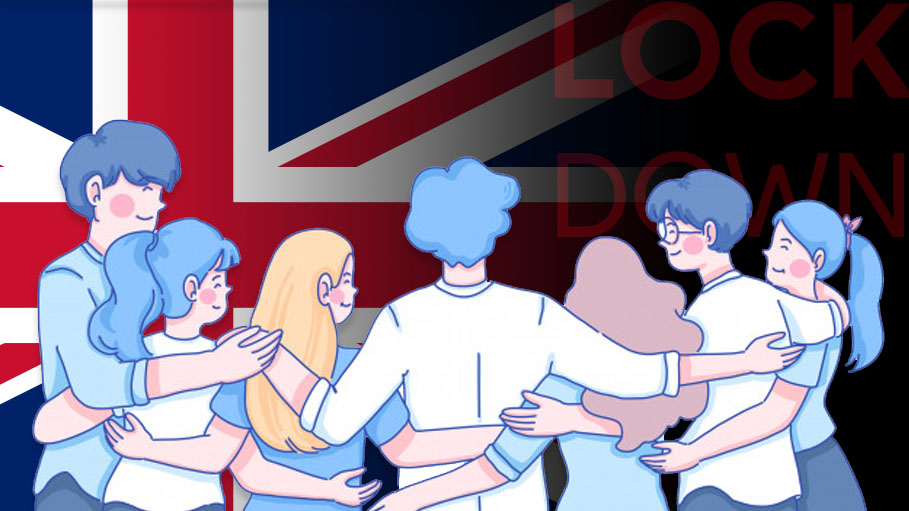 UK Allows Hugging Close Family and Friends While Easing Pandemic Lockdown