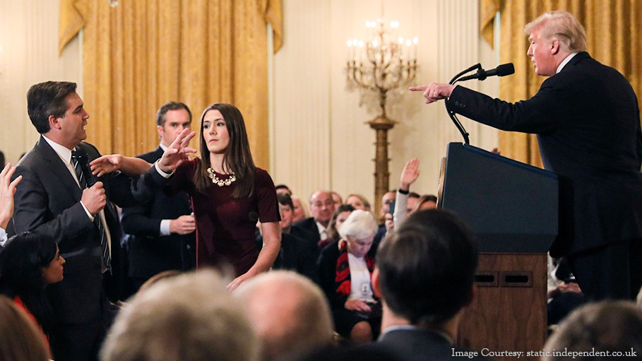 Journalist Punished for Asking Question to US President Donald Trump