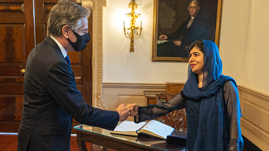 Malala Yousafzai Calls for Stronger US Support of Afghan Girls and Women