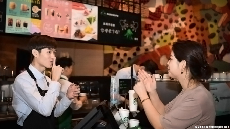 Starbucks Opens ‘Silent Cafe’ in China