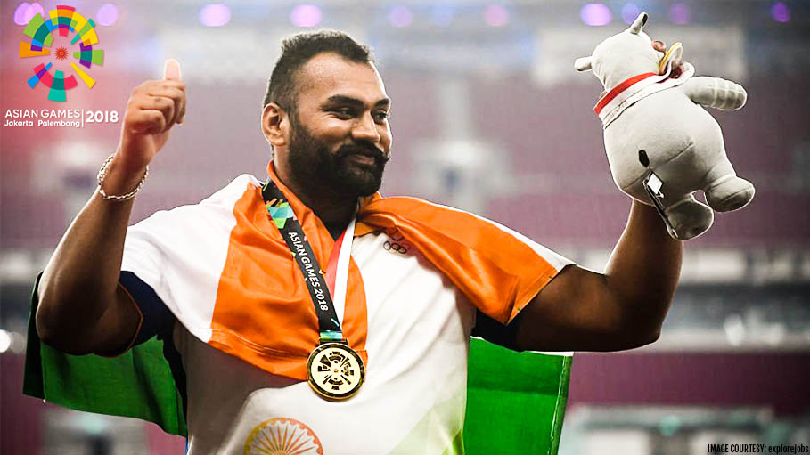 Asian Games 2018: Tejinder Pal Singh Wins Gold Setting a New Record in Shot Put, Dedicates to His Cancer-Stricken Father