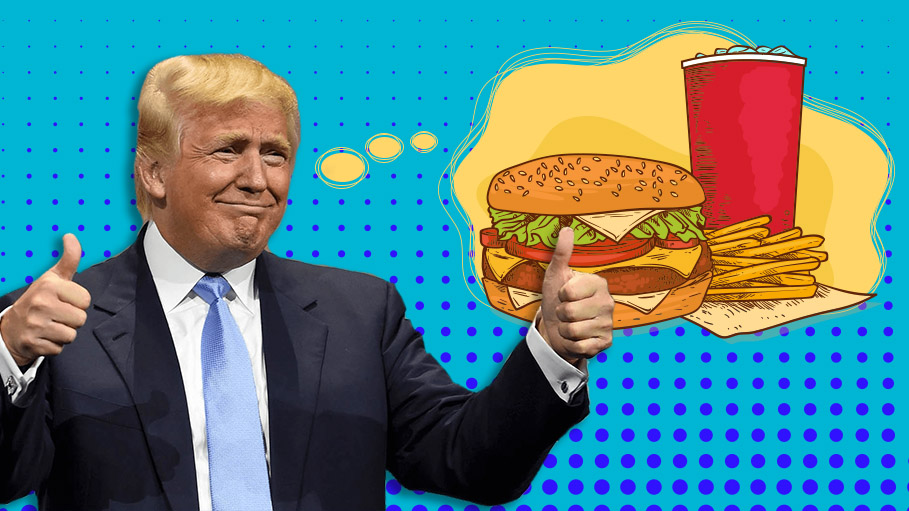 Fast Food Lover Donald Trump Says Exercise is a Waste of Energy