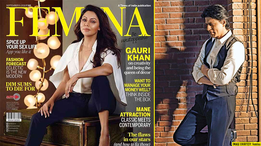 King Khan Is All Praise for Wife Gauri, Who Features in Femina’s September Issue