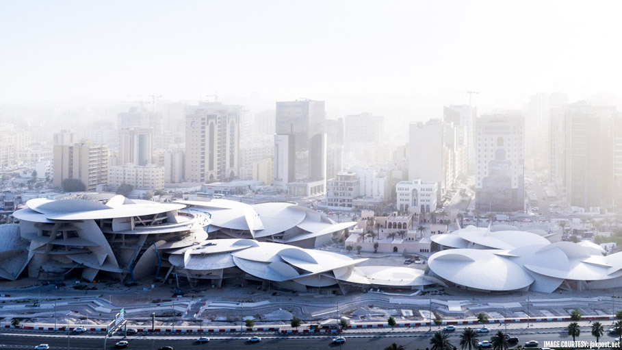 Qatar’s National Museum “Desert Rose” Finally Blooms