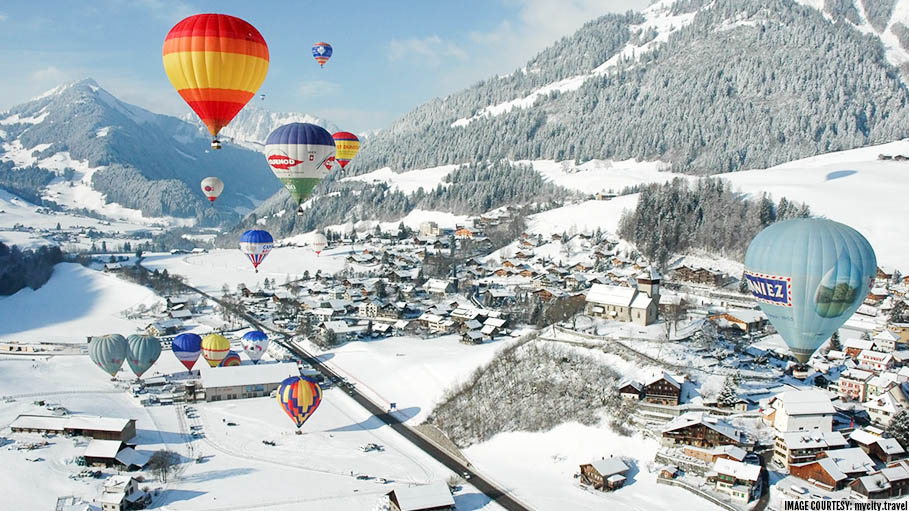 Be Part of Swiss World Snow & Hot Air Balloon Festival This Winter