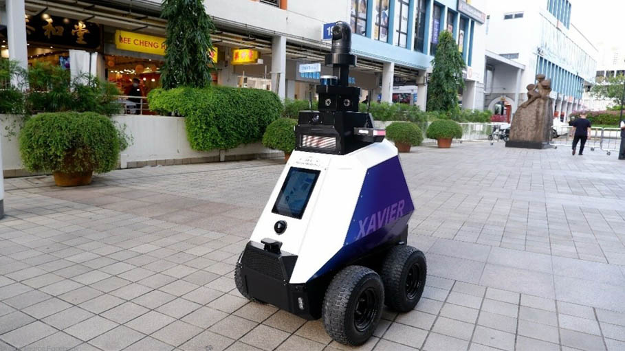 Singapore: Robots Now Patrol Streets to Deter "Undesirable Social Behaviour"