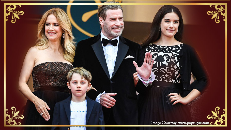 Elle Bleu Photographed in Cannes along with Father John Travolta and Mom Kelly