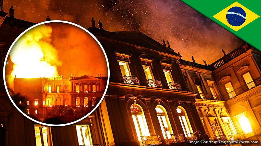 The National Museum of Brazil was Engulfed in Fire