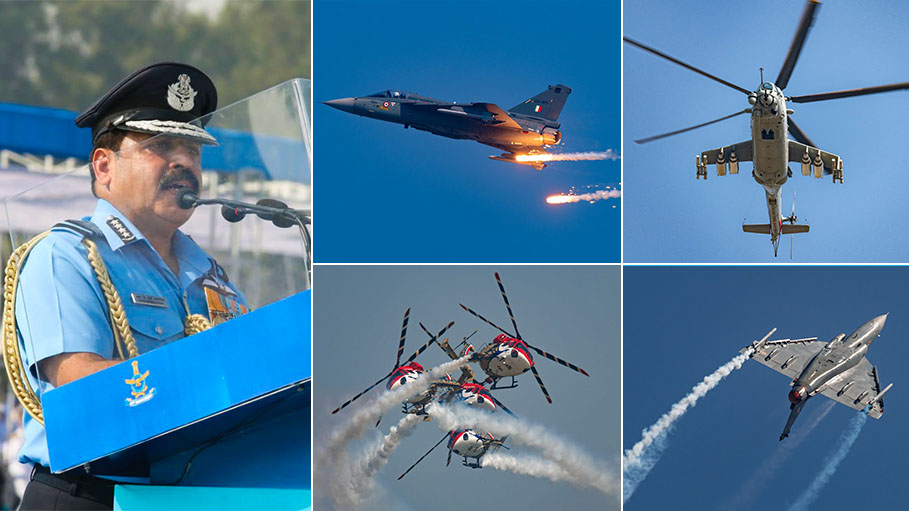 Indian Aircrafts Make a Spectacular Show at the 88th Indian Air Force Anniversary