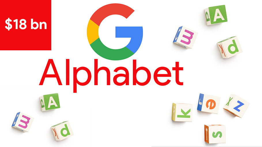 Google-Parent Alphabet Inc Profit Soars to over $18 Bn