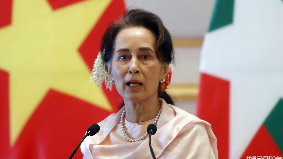 Myanmar:  Aung San Suu Kyi Jailed for 4 Years for Walkie-Talkie Possession