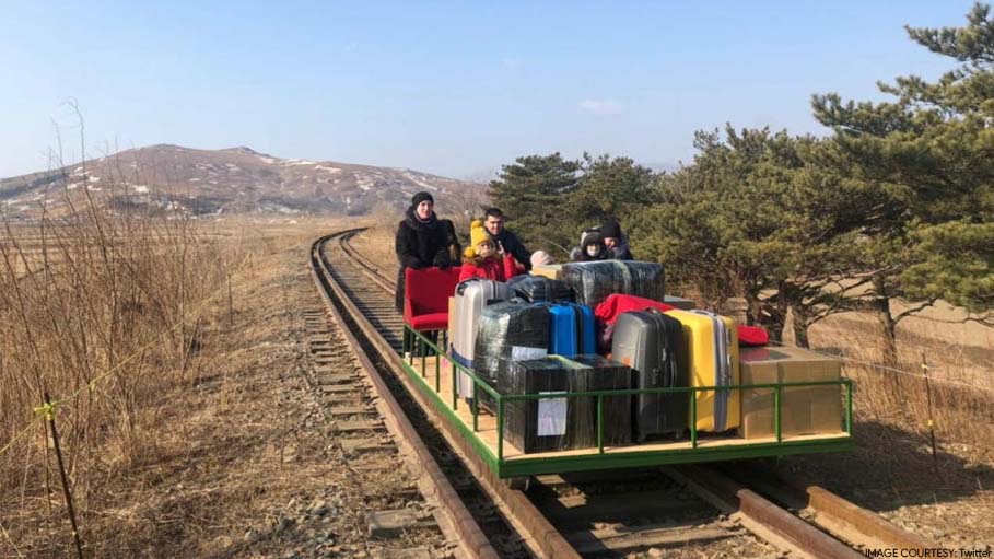 Why Russian Diplomats Returned from North Korea on Hand-Pushed Rail Trolley
