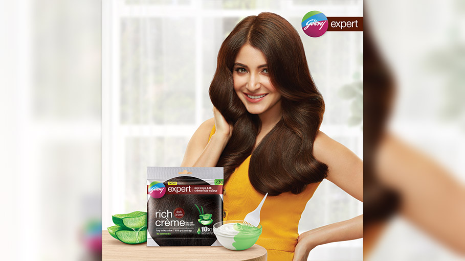 Godrej Expert Rich Crème Hair Colour Ropes in Anushka Sharma as Brand Ambassador