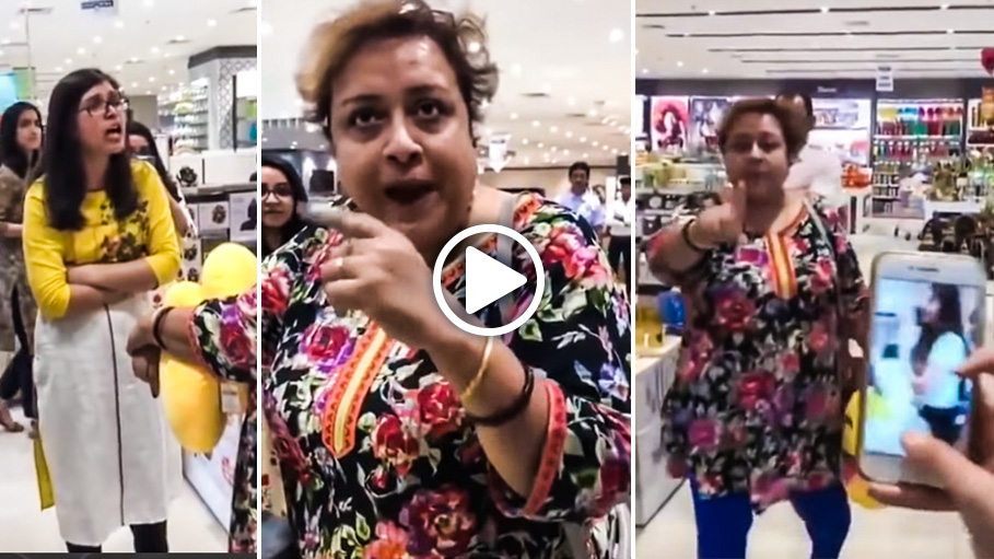 Young Girls Capture Woman on Camera Who Chastised Them for Wearing Short Dress