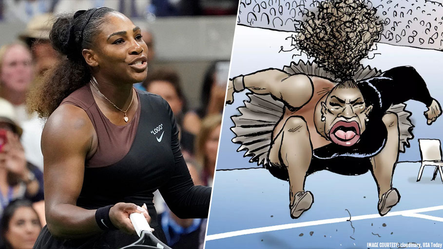 Controversial Cartoon of Serena Williams Draws Criticism across the World