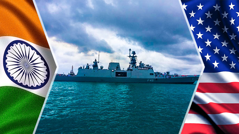 Indian Ships Enter US to Participate in Exercise Malabar 2018