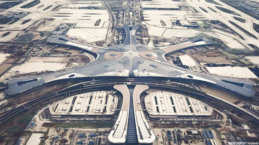 Eye Catching Beijing Airport Set to open on China’s Communist Government’s 70th Birthday
