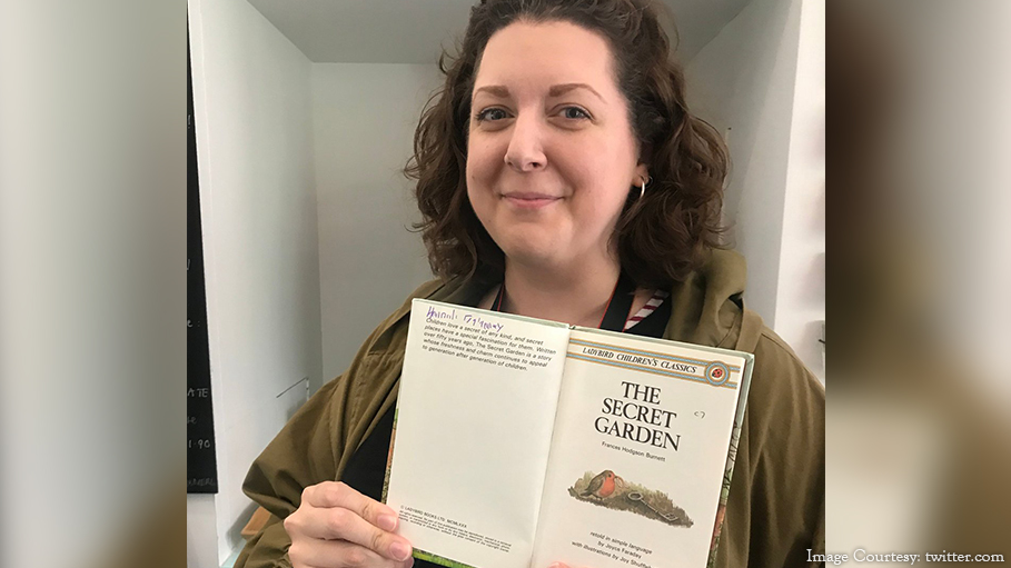 Woman is Reunited with Her Book in a Museum after Decades