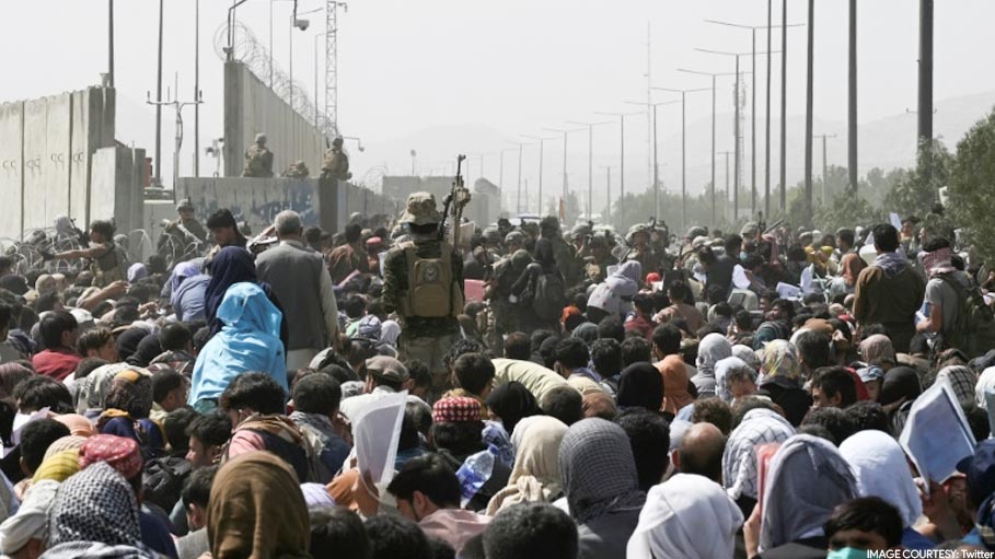 "Please Let Us on The Bus": Heartbreak on Afghanistan Airport Convoy