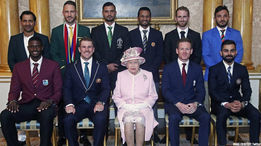 Cricket Captains Met Queen Elizabeth ahead of the Grand Opening of World Cup 2019