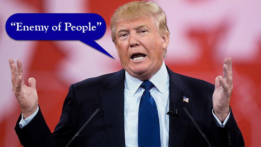 Media is “Enemy of People”, Says Donald Trump