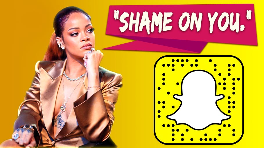 Rihanna Fires at Snapchat for Ad Mocking Her Past Relationship Domestic Violence