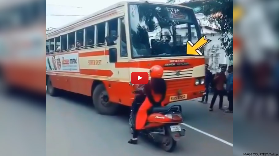 This Brave Woman Refuses to Give Way to a Bus Driver in Kerala
