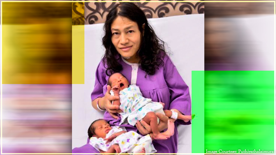 ‘Iron lady’ of Manipur, Irom Sharmila Gives Birth to Twin Girls