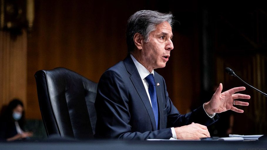 "Surprised" by Antony Blinken's Remarks on Reassessing Ties