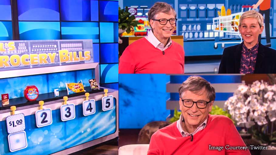 Watch Ellen DeGeneres Testing Bill Gates’s Knowledge On Prices Of Groceries