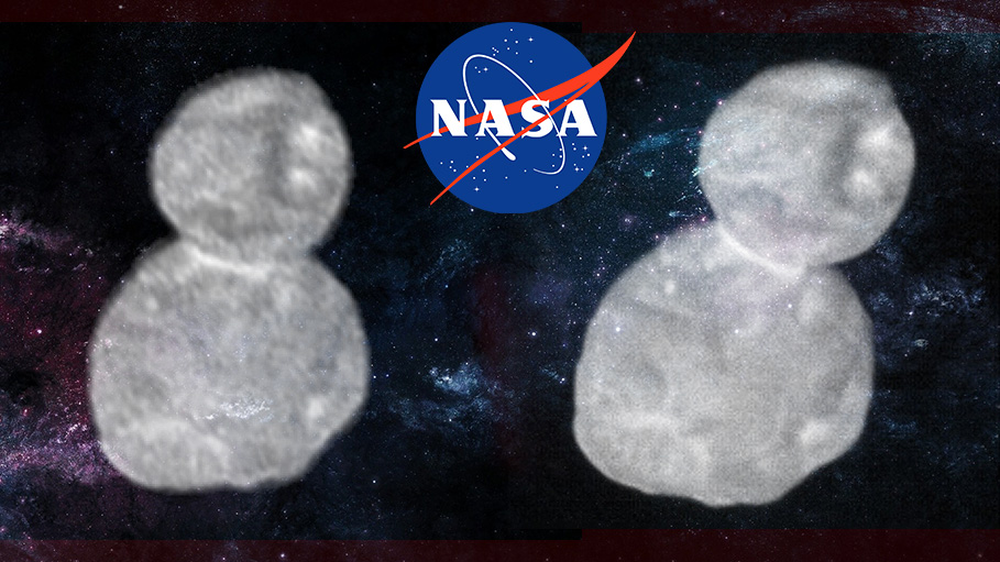 NASA Releases Close up Images of “Snowman”