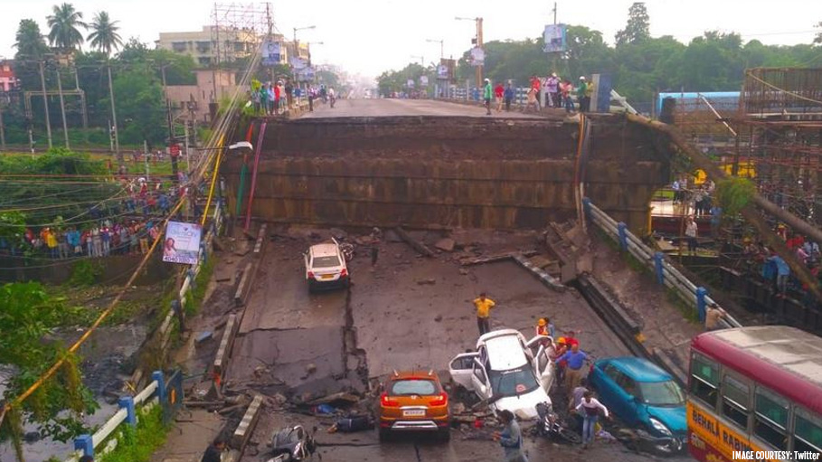 Majerhat Bridge Collapses in Kolkata, Several Trapped and Injured, Rescue Operation Going on