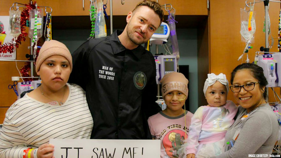 Justin Timberlake Surprises Children and Staff at the Methodist Children Hospital in San Antonio