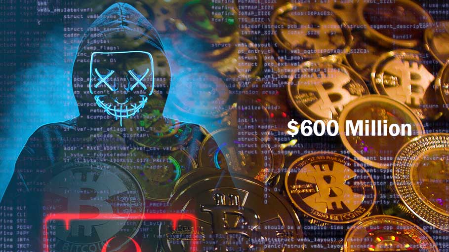 Hackers Steal Massive $600 Million in Major Crypto Heist