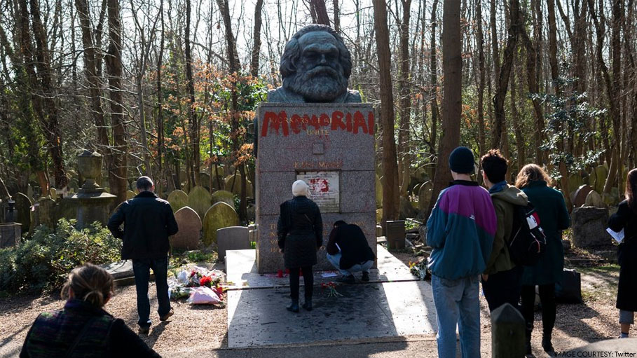 Karl Marx Can’t Escape Surveillance, Even in Grave