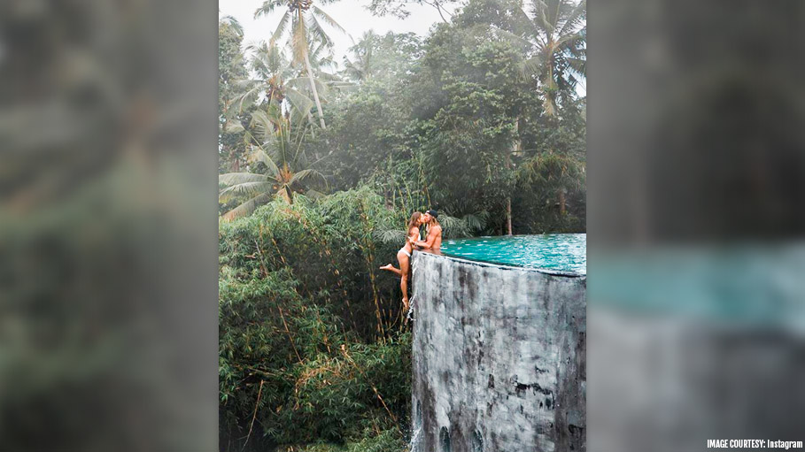 Travel Buddies Slammed For Clicking a Risky Shot from Edge of a High Infinity Pool
