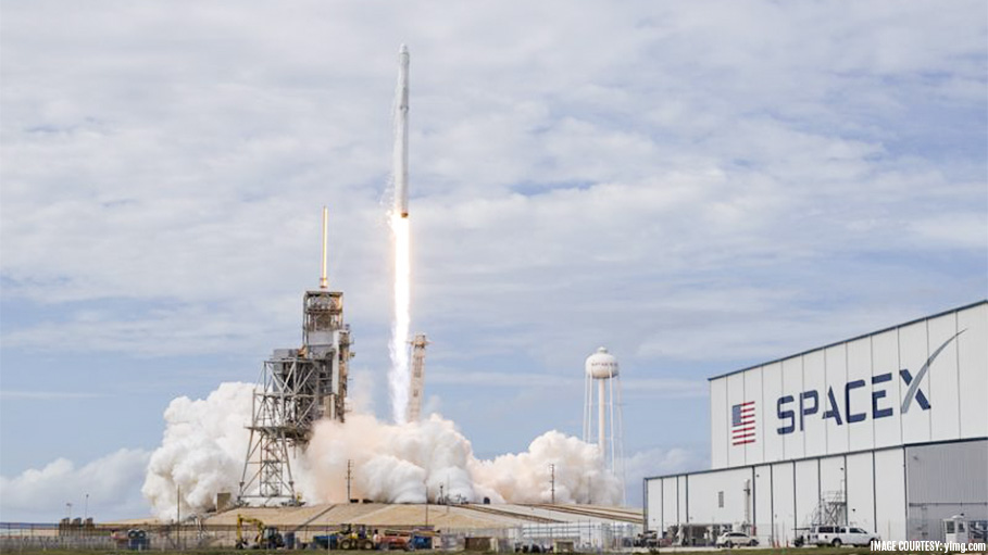 Space X Launches Its First Mission to Space with 64 Satellites