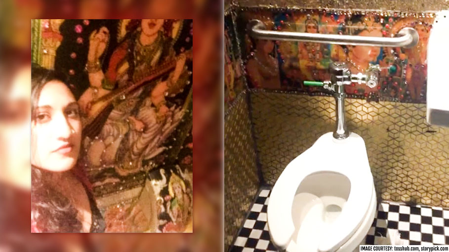 Ankita – a Young Indian-American Revolted When She Saw Hindu God Pictures a New York Bar Loo