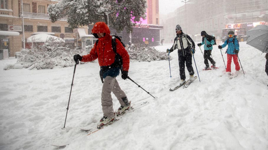 Filomena is the Worst Snowstorm to Hit Spain in Decades