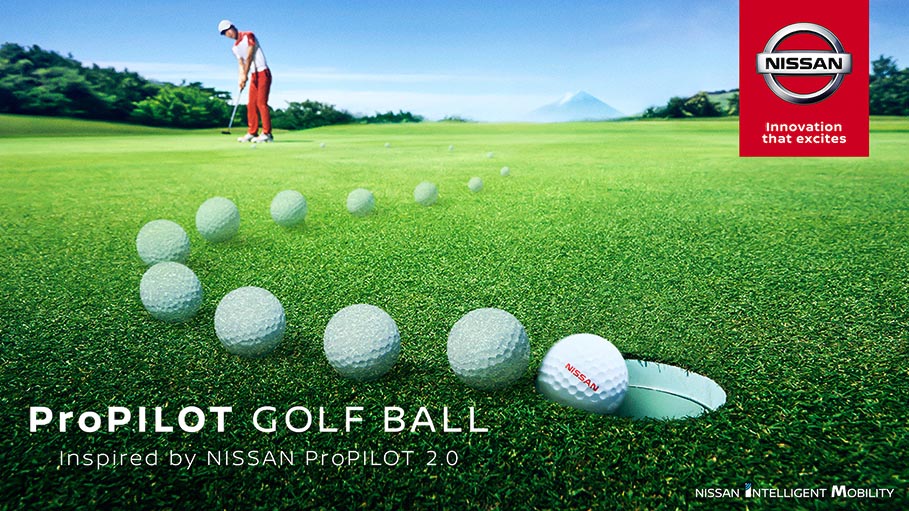 Nissan’s ProPILOT Golf Ball Turns Every Driver into a Pro