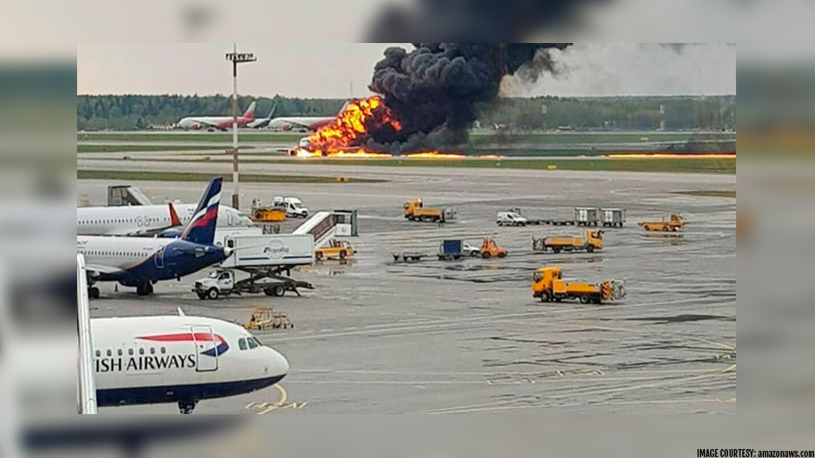 More than 40 Passengers Killed as Plane Catches Fire Near Moscow