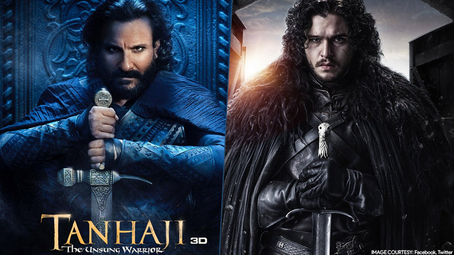 Saif Ali Khan & Jon Snow, How Similar! Don’t Miss the New ‘Tanhaji’ Poster